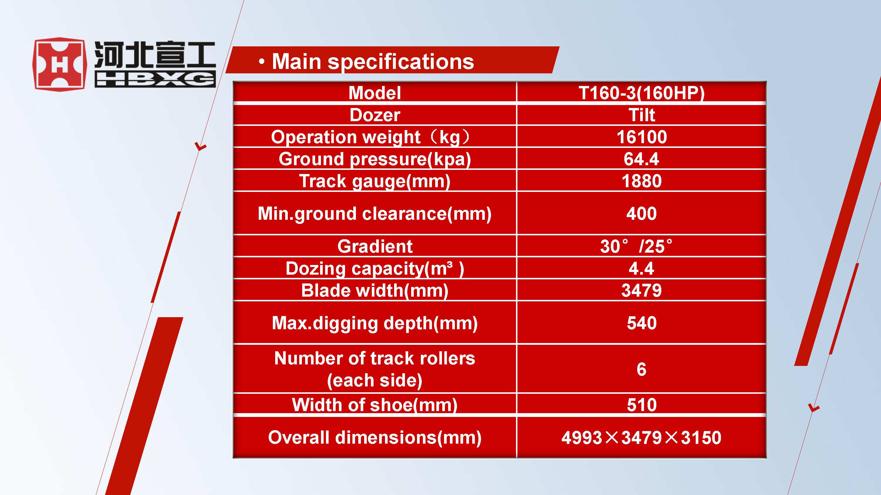 HBXG T160-3  Bulldozer